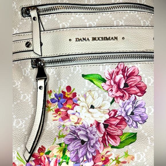 Dana Buchman Floral Shoulder Bag - Picture 1 of 6